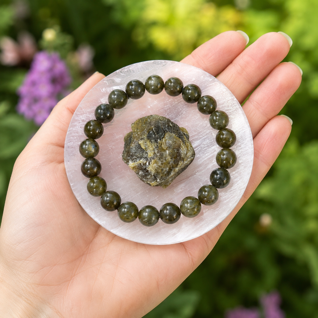 Labradorite Crystal Gift Set For Emotional Support and Protection, Real Polished Gemstones.