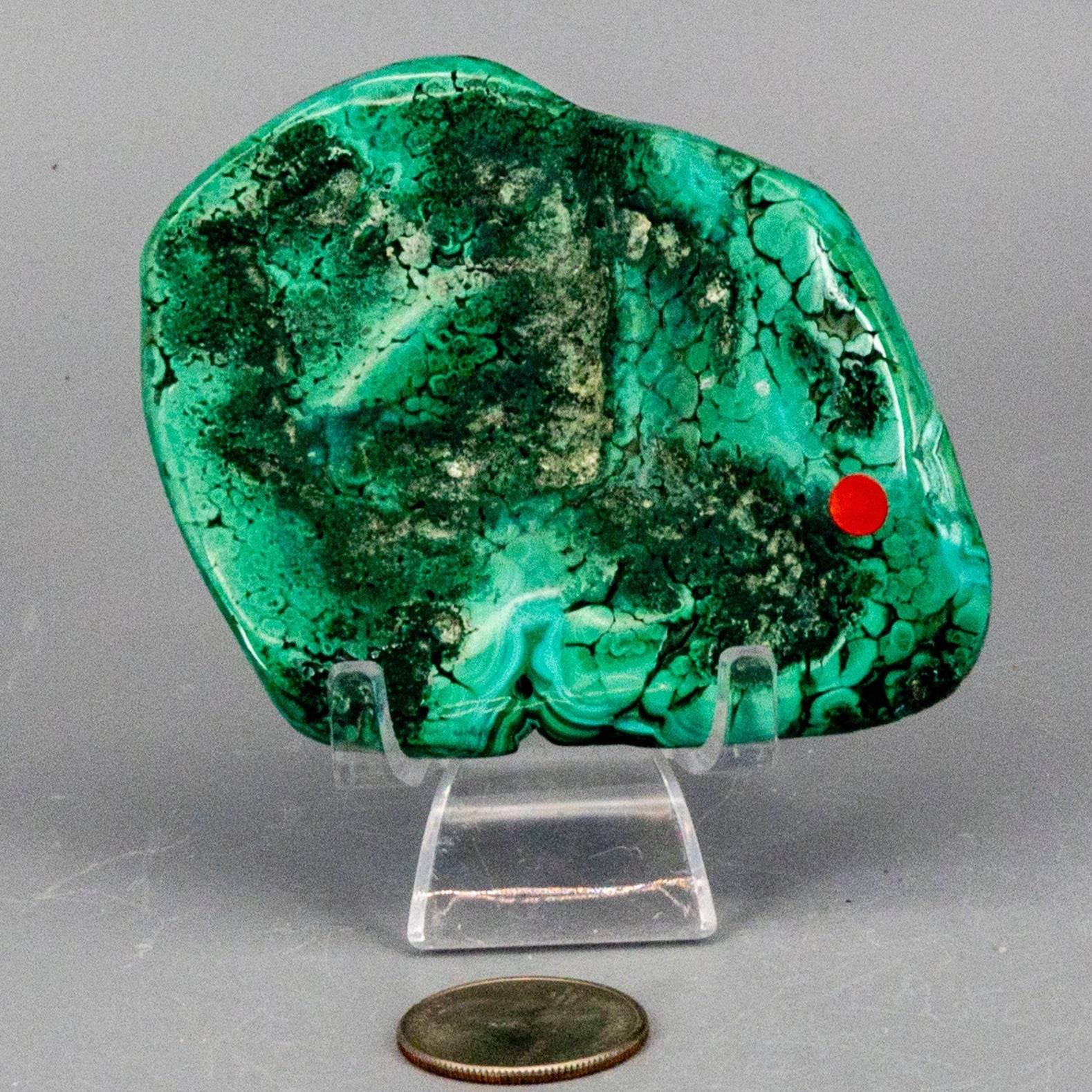 Malachite Crystal Freeform for Transformation & Heart