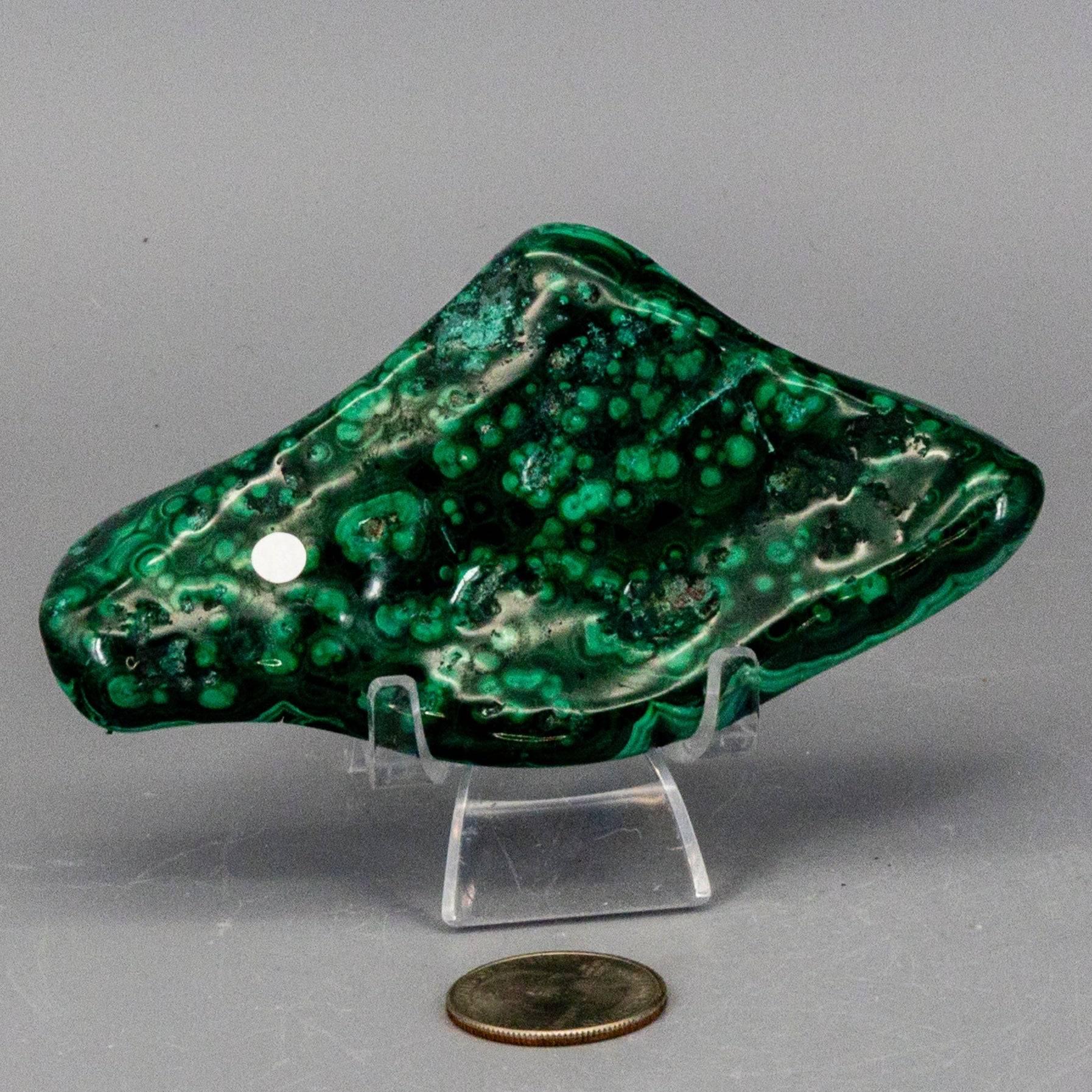 Malachite Crystal Freeform for Transformation & Heart