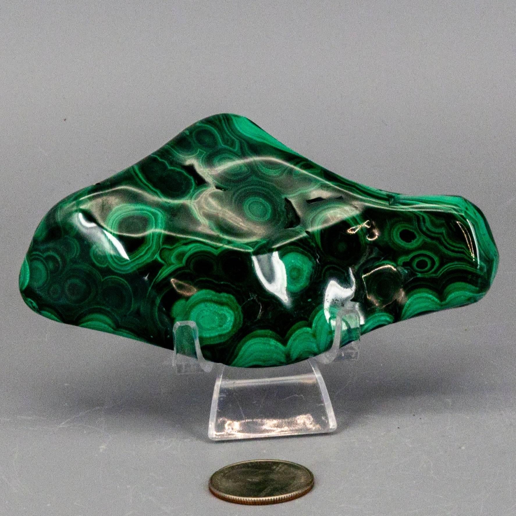 Malachite Crystal Freeform for Transformation & Heart