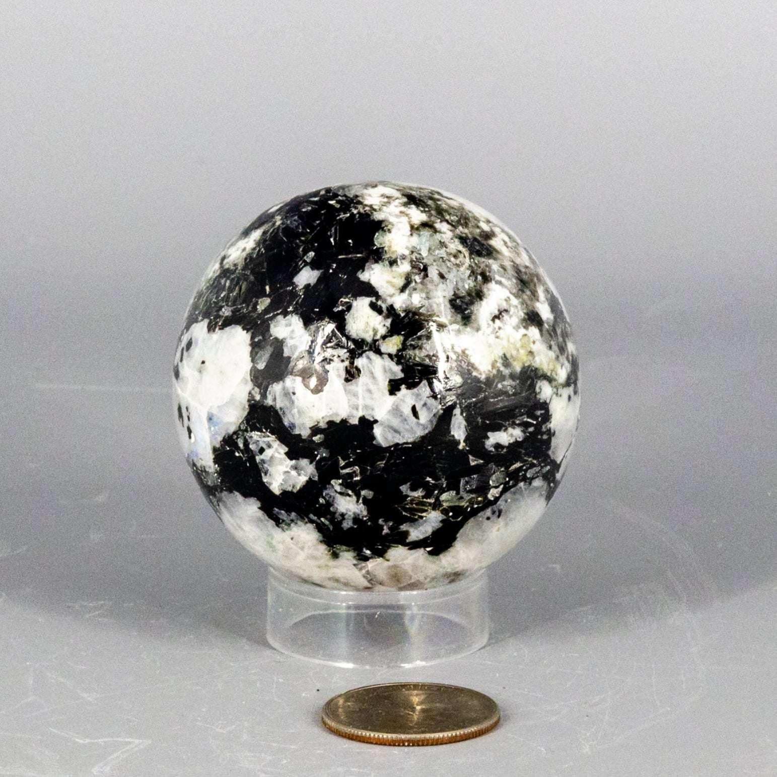 Moonstone Crystal Sphere Adularescent Polished Stone