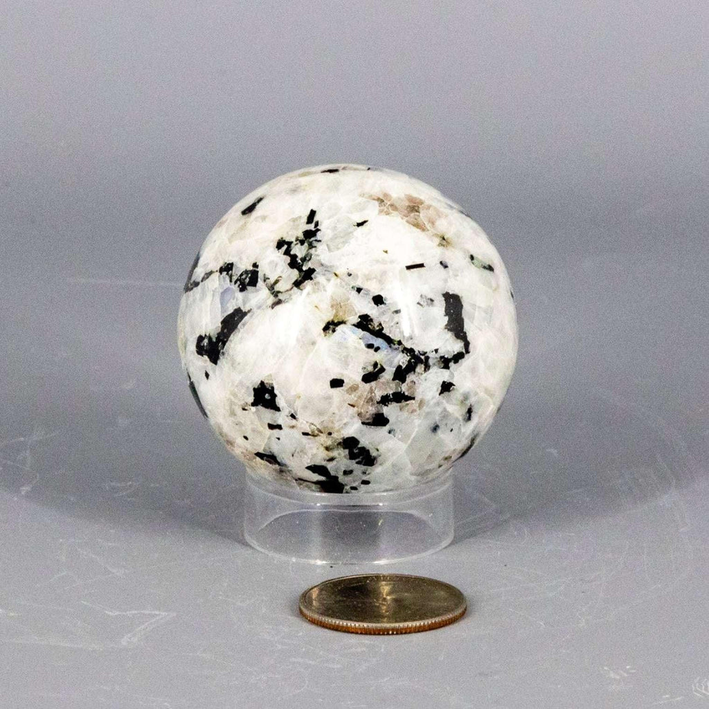 Moonstone Crystal Sphere Adularescent Polished Stone