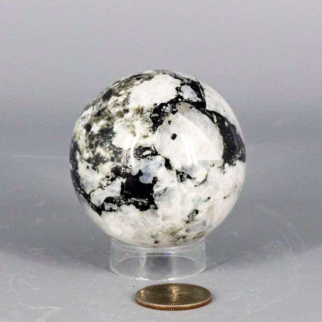 Moonstone Crystal Sphere Adularescent Polished Stone