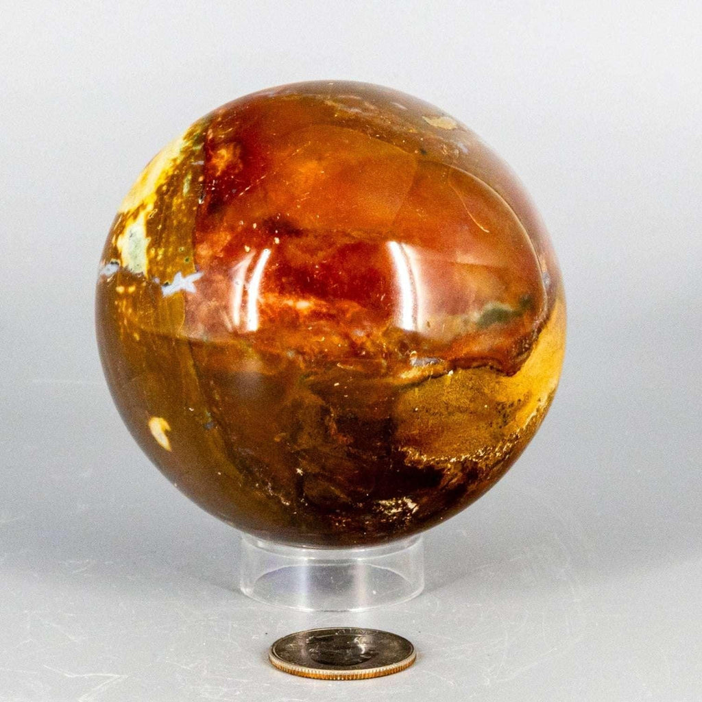 Ocean Jasper Crystal Sphere Polished Orbicular Stone