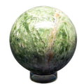 Olive Opal Crystal Sphere Polished Gemstone Heart Stone