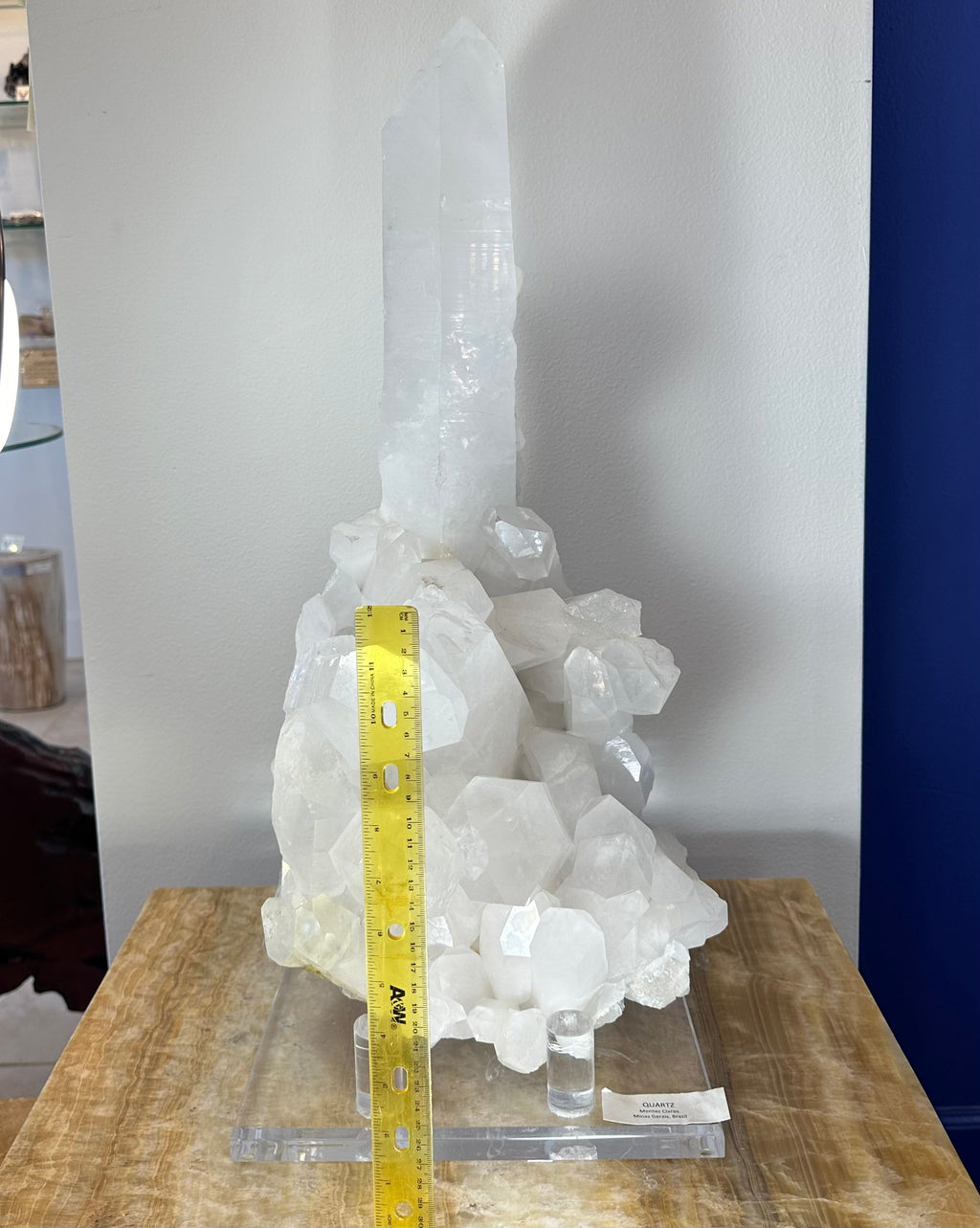 Quartz Cluster with XL Point by Rare Earth Gallery