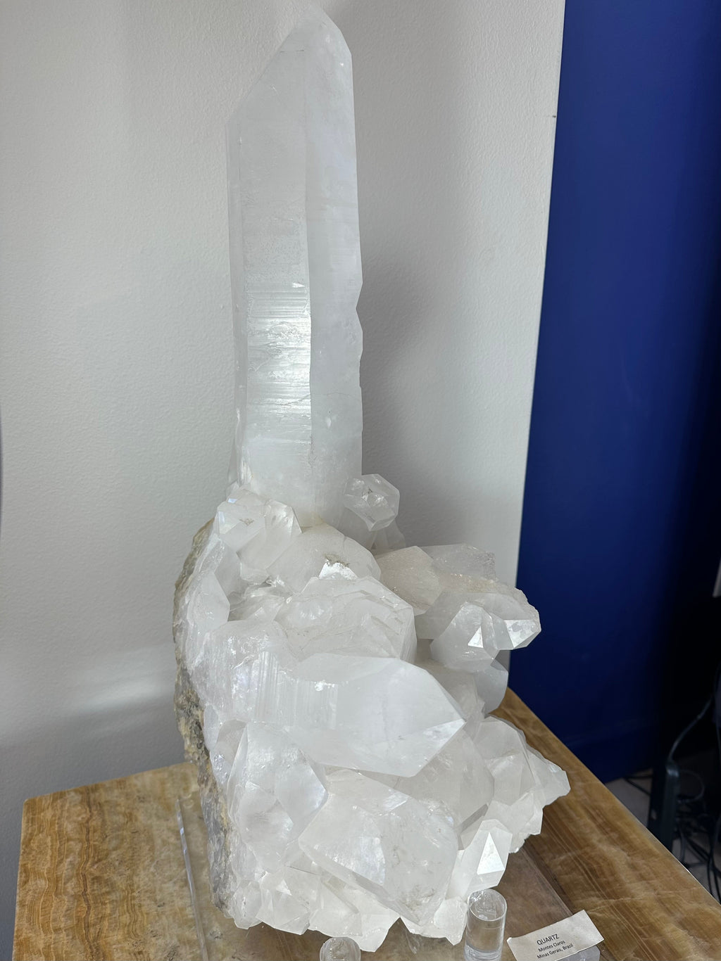 Quartz Cluster with XL Point by Rare Earth Gallery