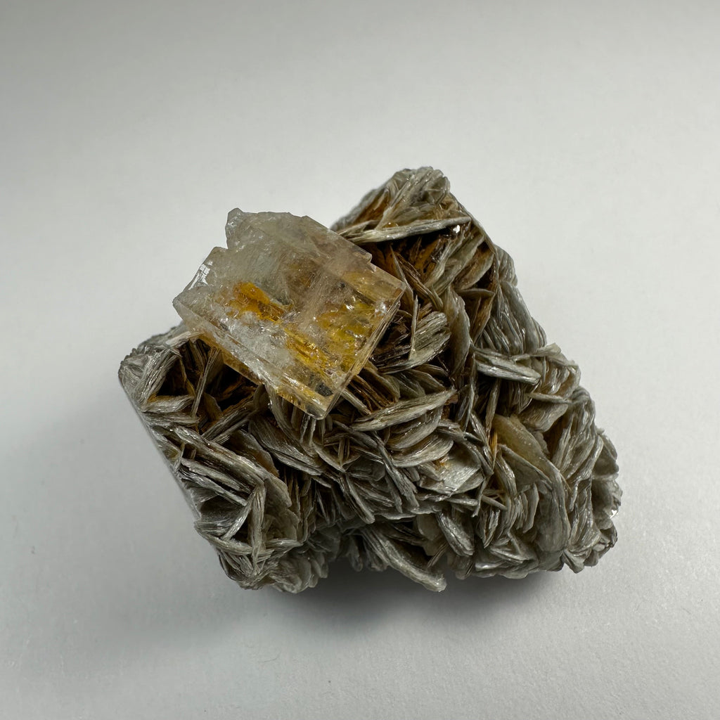 Aquamarine with Muscovite on Matrix Shigar Valley, Skardu, Pakistan by Rare Earth Gallery