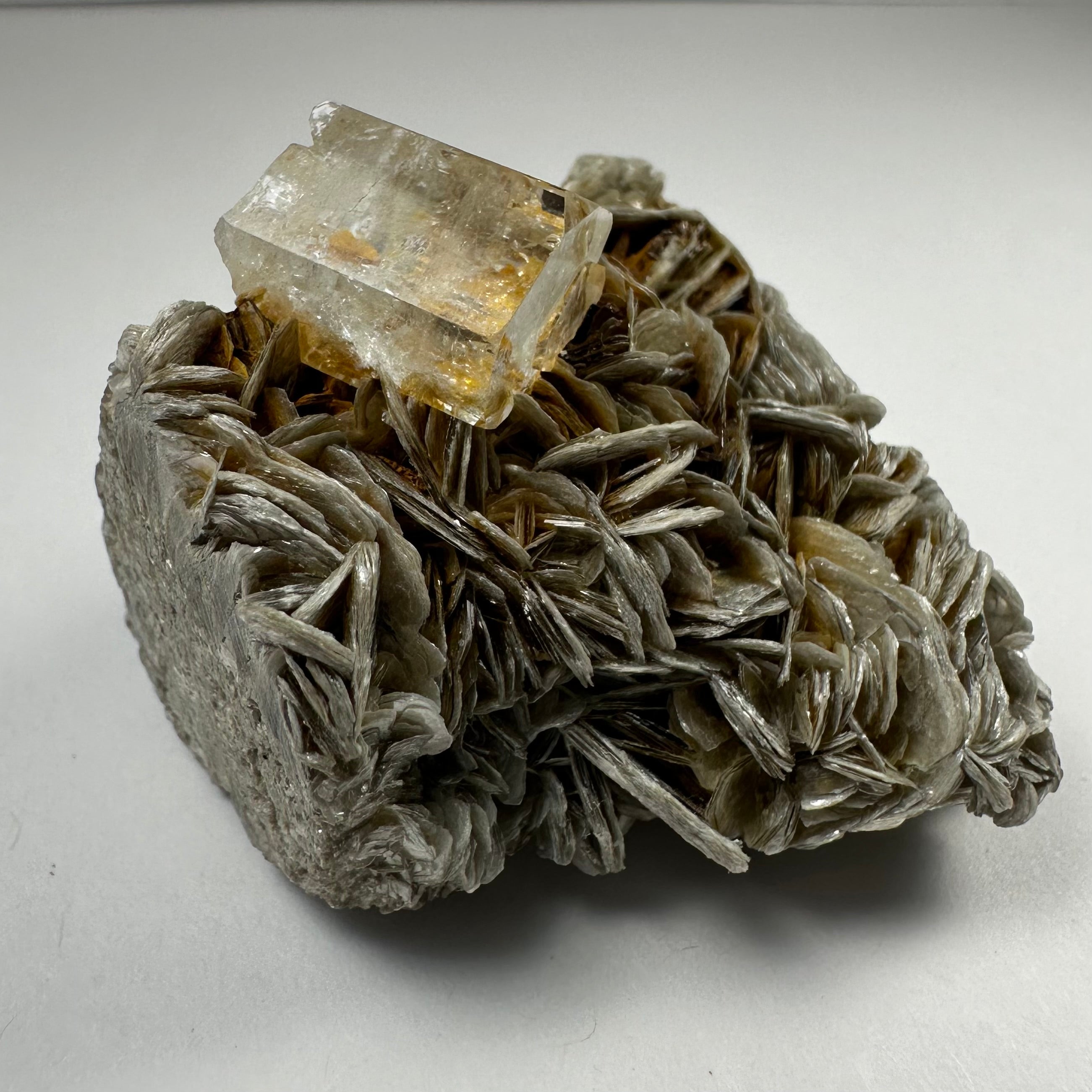 Aquamarine with Muscovite on Matrix Shigar Valley, Skardu, Pakistan by Rare Earth Gallery