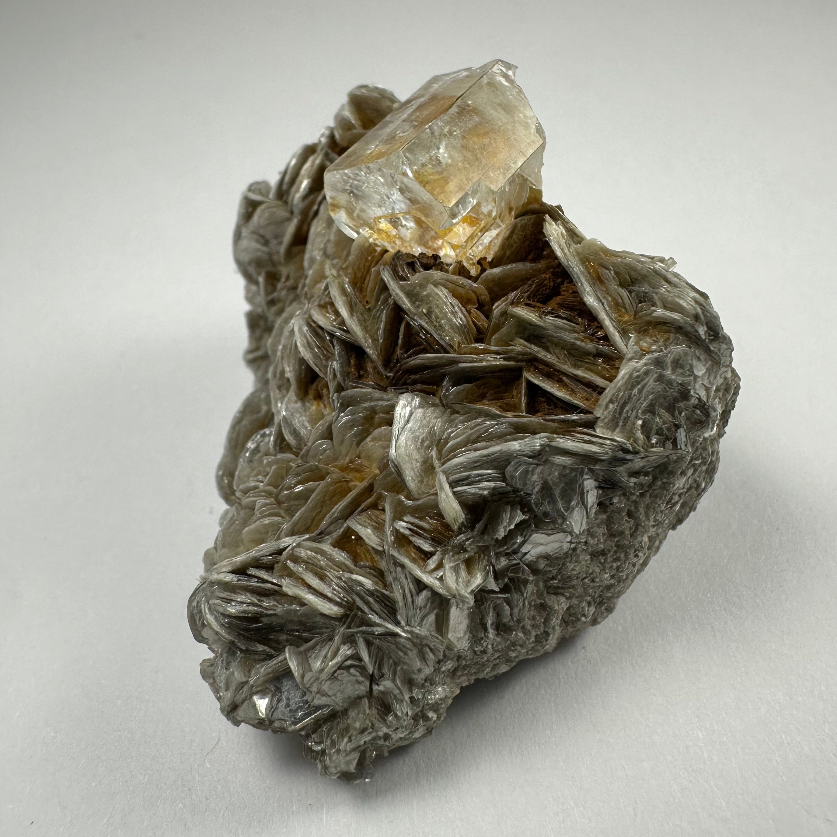 Aquamarine with Muscovite on Matrix Shigar Valley, Skardu, Pakistan by Rare Earth Gallery