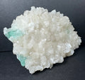 Ocean Green Apophyllite with Stilbite on matrix by Rare Earth Gallery