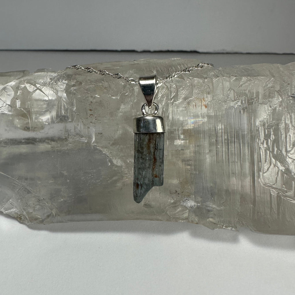Natural Aquamarine Beryl Pendant