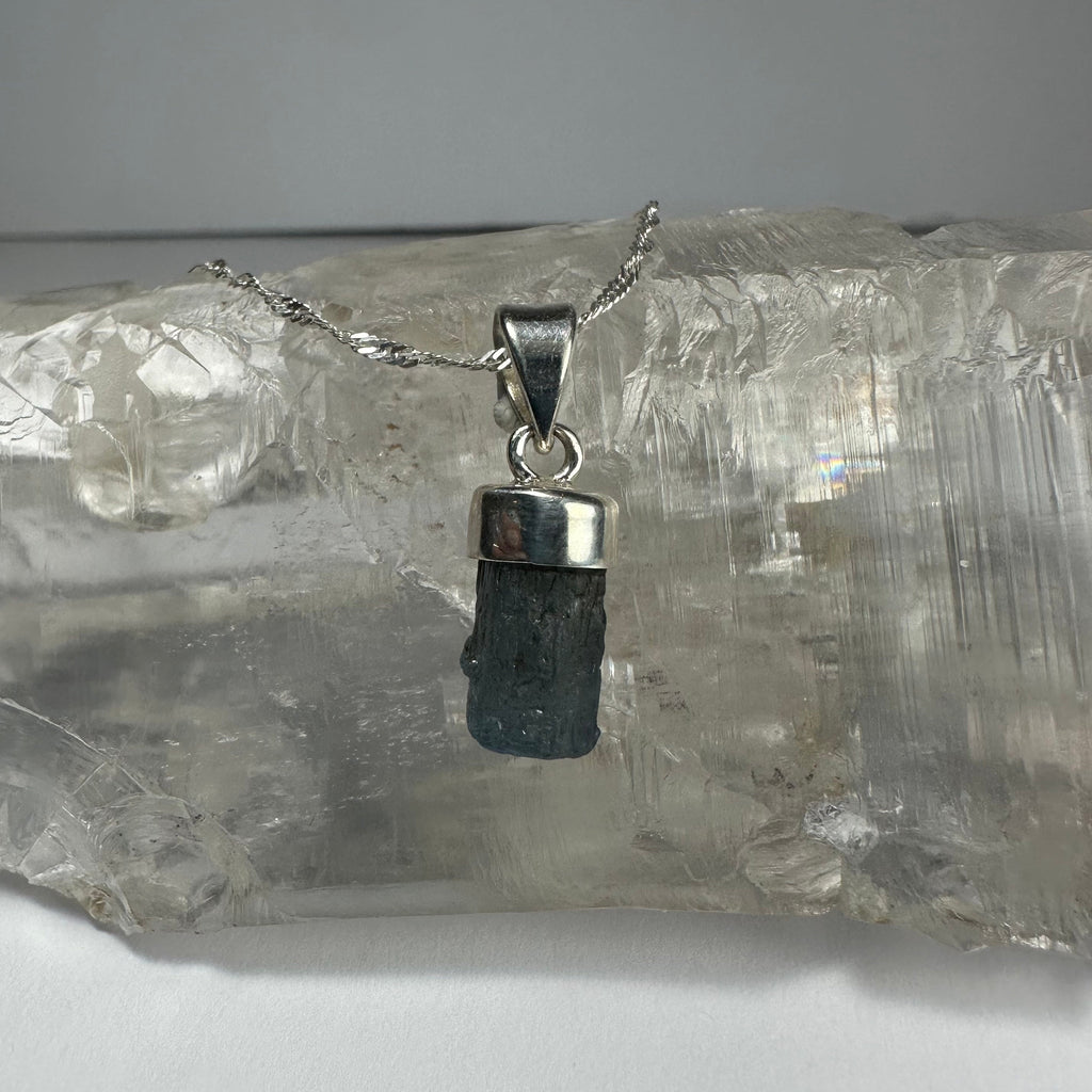 Natural Aquamarine Beryl Pendant