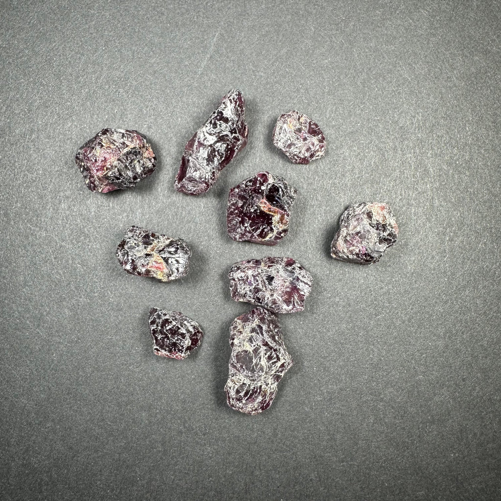 Pyrope Garnet Rough Specimen Bag 35g