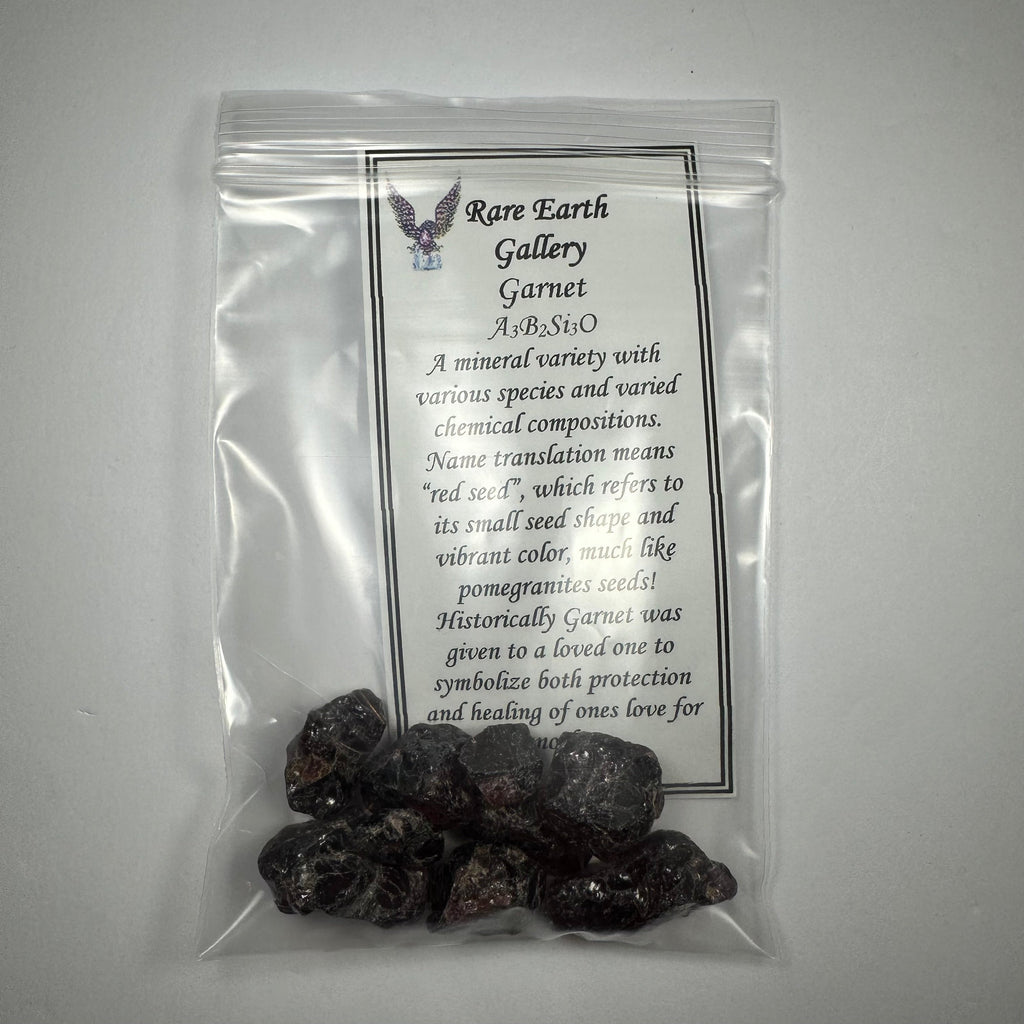 Pyrope Garnet Rough Specimen Bag 35g