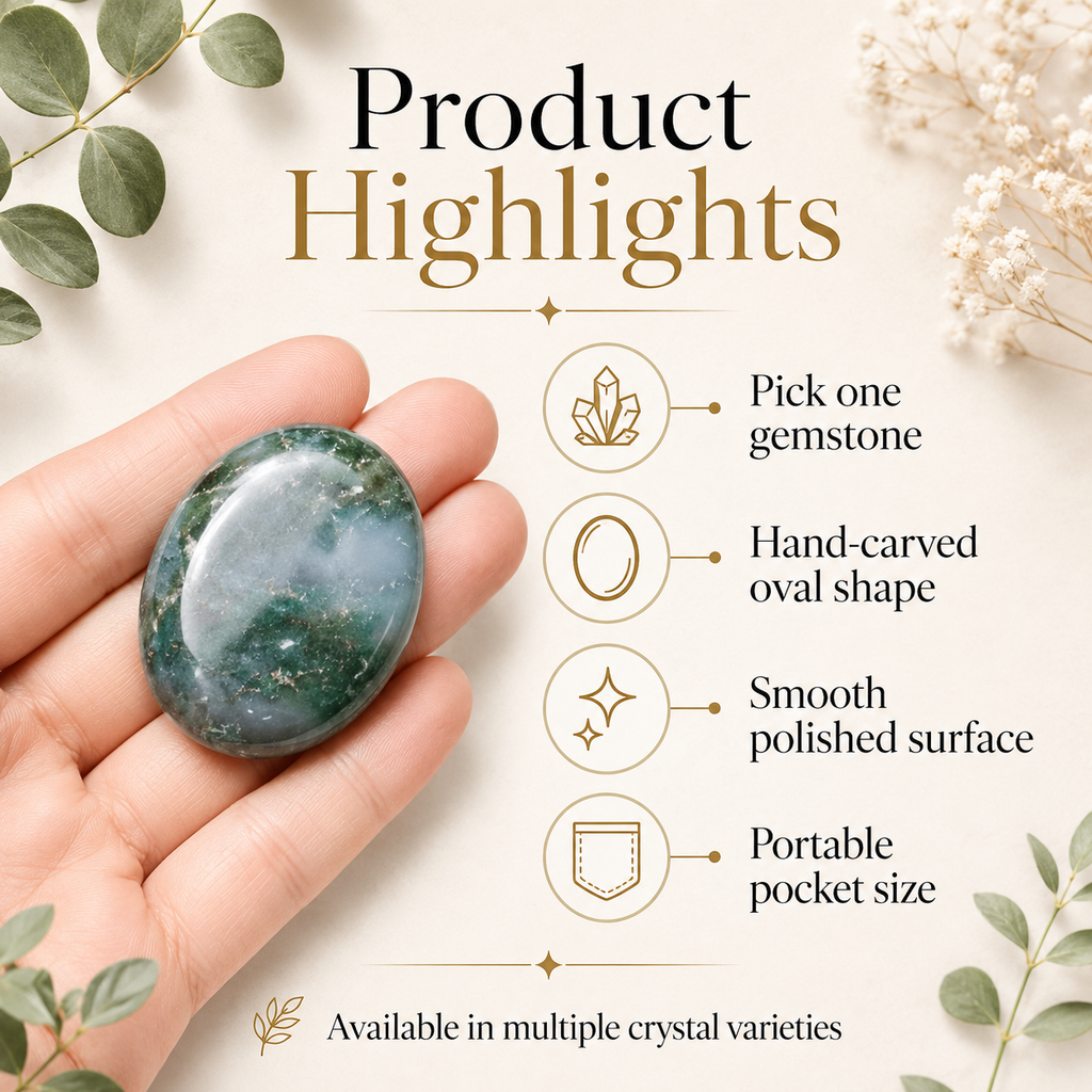 Mix 25pcs Bulk Worry Stones ,Wholesale Worry Stones, Bulk Pocket Palm Stones