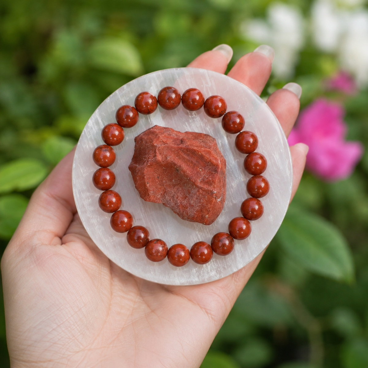 Red Jasper Crystal Gift Set For Emotional Support and Protection, Real Polished Gemstones.
