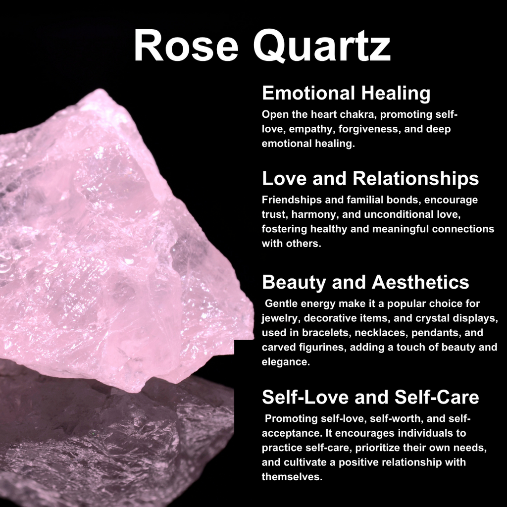 Rose Quartz Geometry Set (Relaxation  and Love )