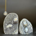 Set of 2 Sugar Amethyst Clusters