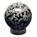Snowflake Obsidian Crystal Sphere Polished Root Chakra