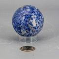 Sodalite Crystal Sphere Stone of Logic Clarity Stone