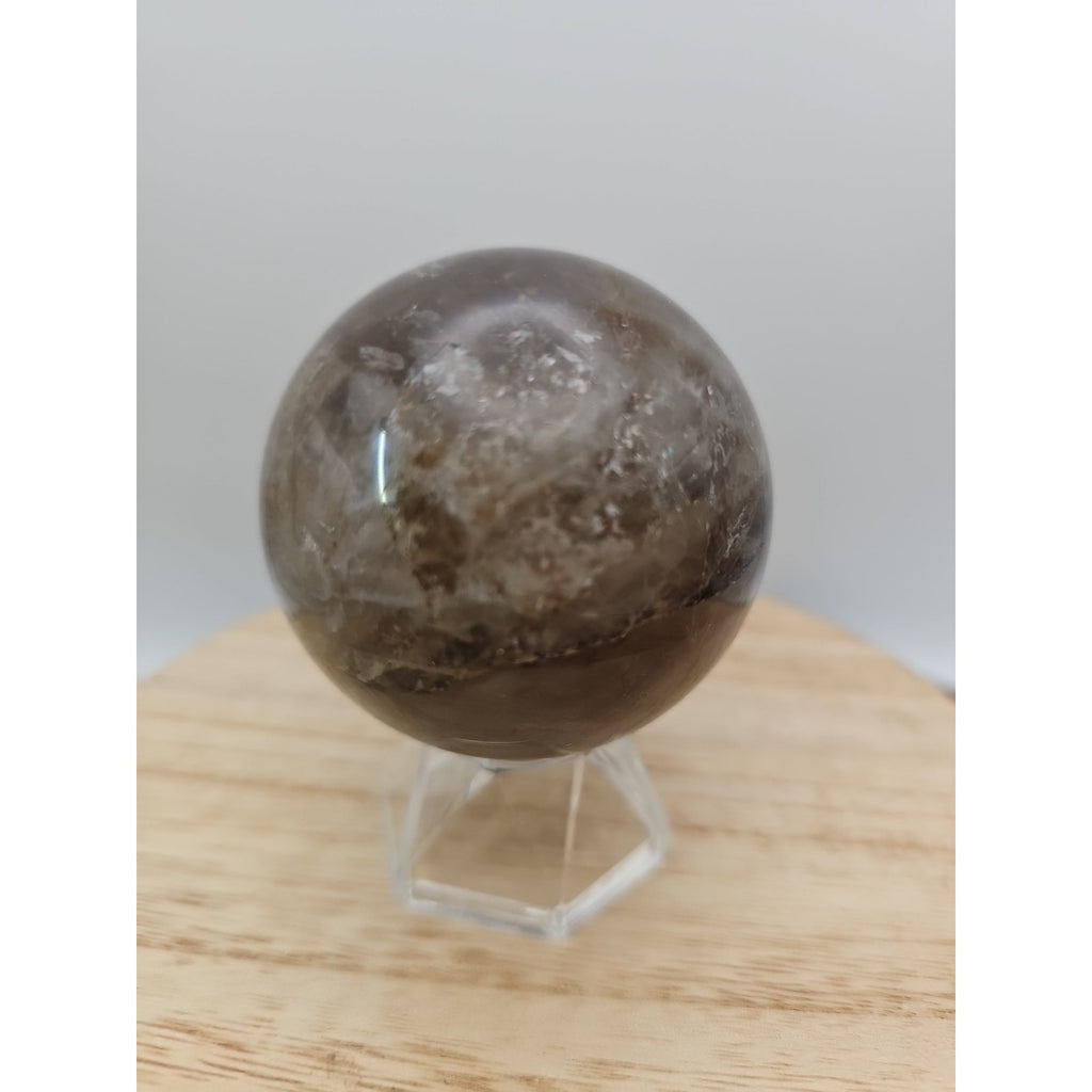 Smoky quartz sphere 60mm 260grams by CrystalCloud Company