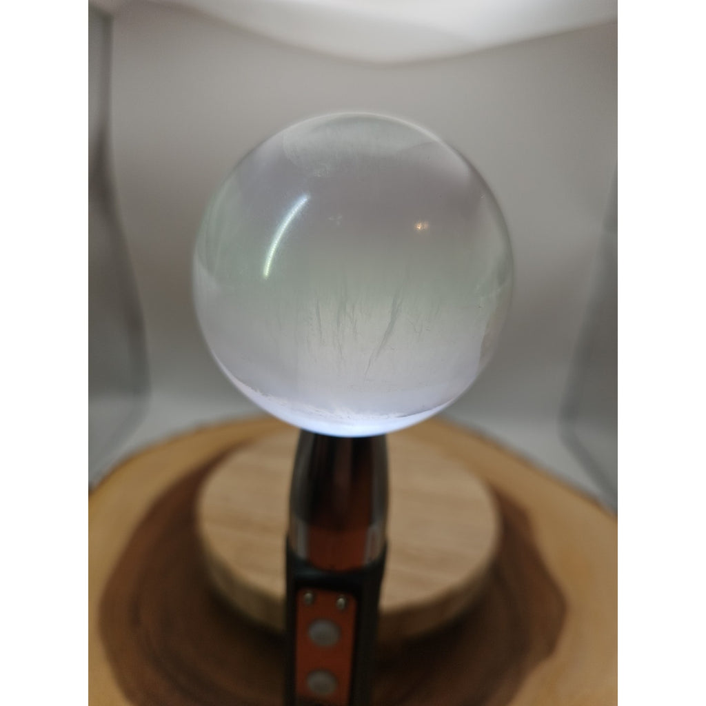 1.17lb Natural Rainbow Fluorite Quartz Crystal Sphere Ball Polished by CrystalCloud Company