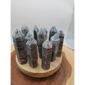 Silver Crazy Lace Towers Set Of 3pcs 3in Tall Avg by CrystalCloud Company
