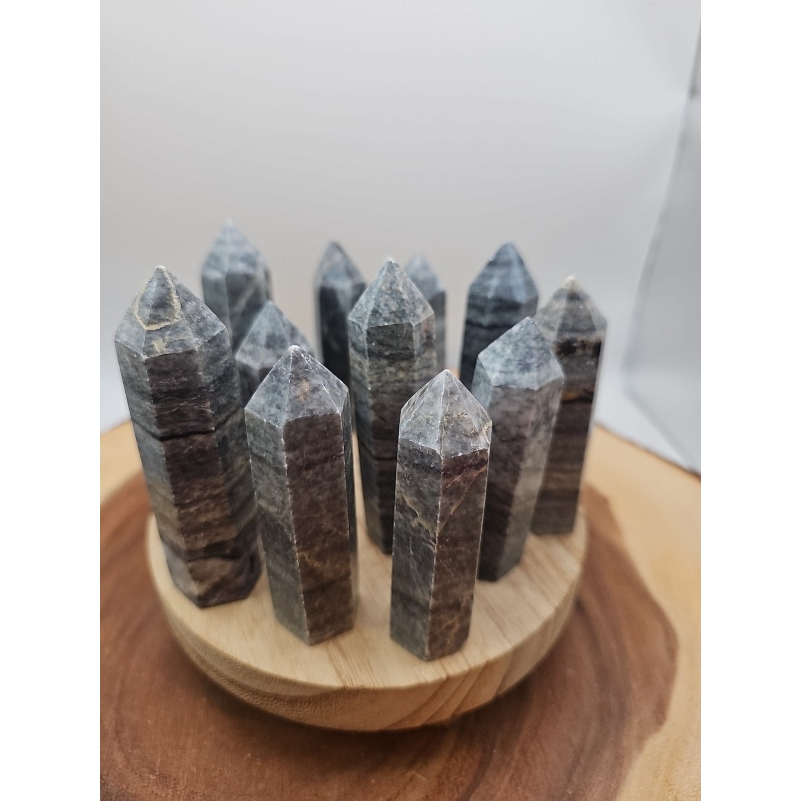 Silver Crazy Lace Towers Set Of 3pcs 3in Tall Avg by CrystalCloud Company
