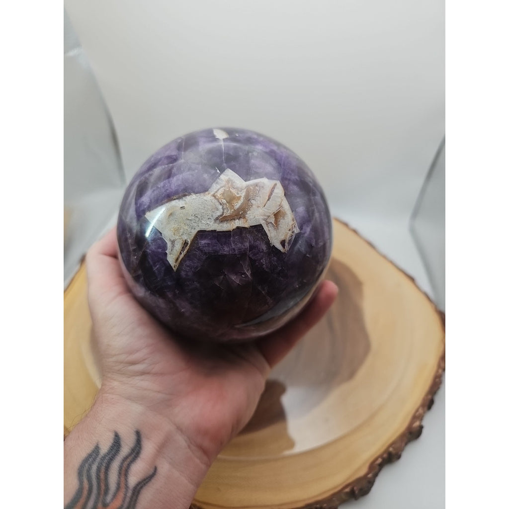 5.6LB Natural Dream Amethyst Sphere Quartz Crystal Ball by CrystalCloud Company