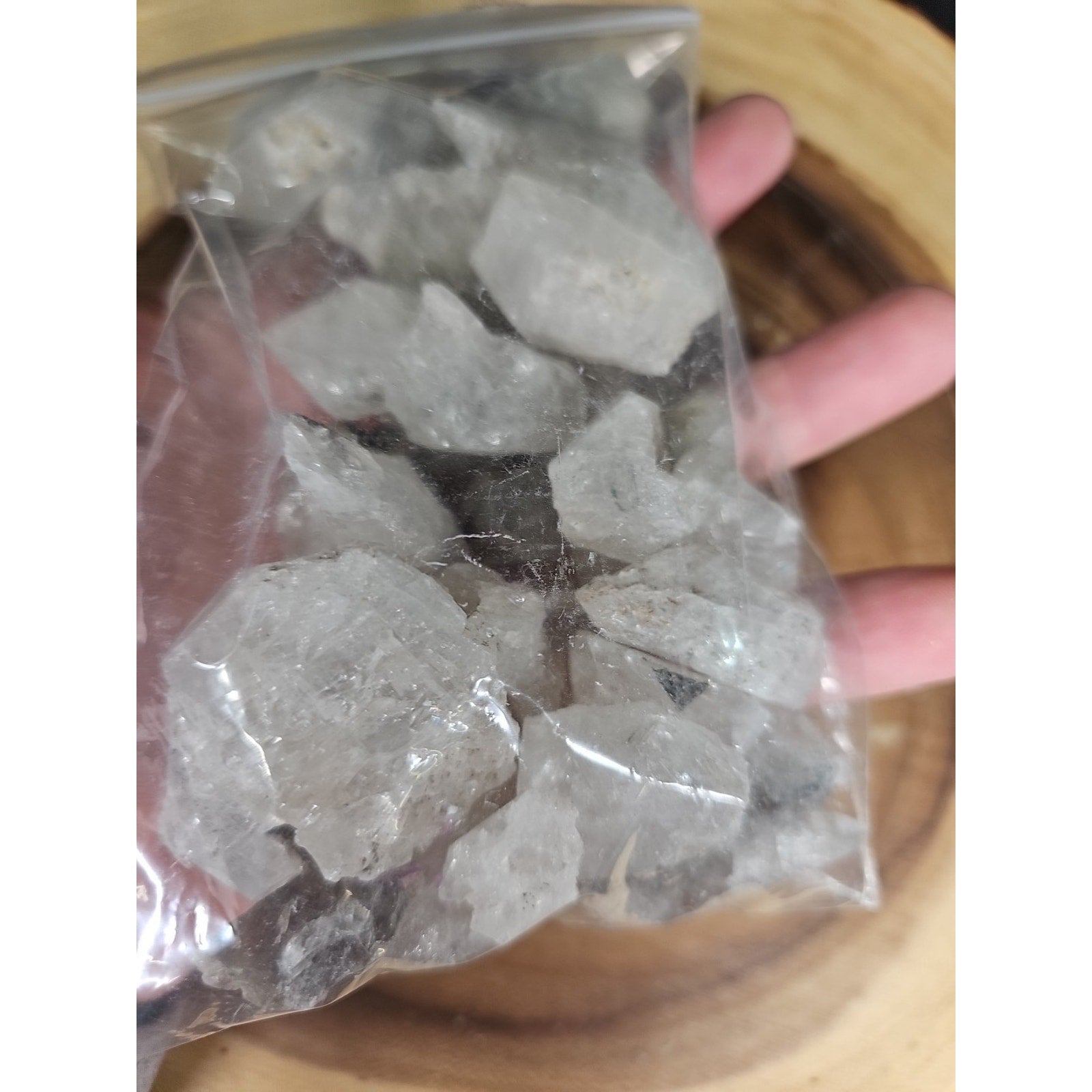Natural Quartz Crystal pieces from Fonda, NY (aka Herkimer Diamond) 303grams by CrystalCloud Company