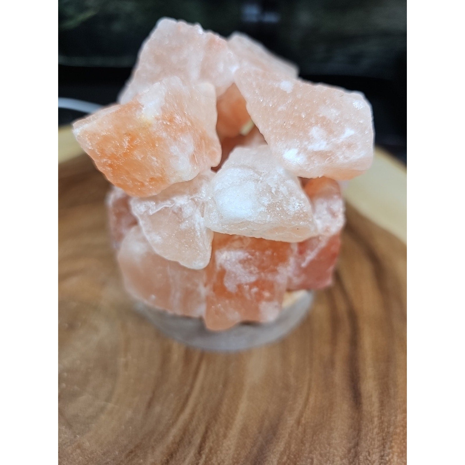 Himalayan sea salt lamp Handmade by CrystalCloud Company