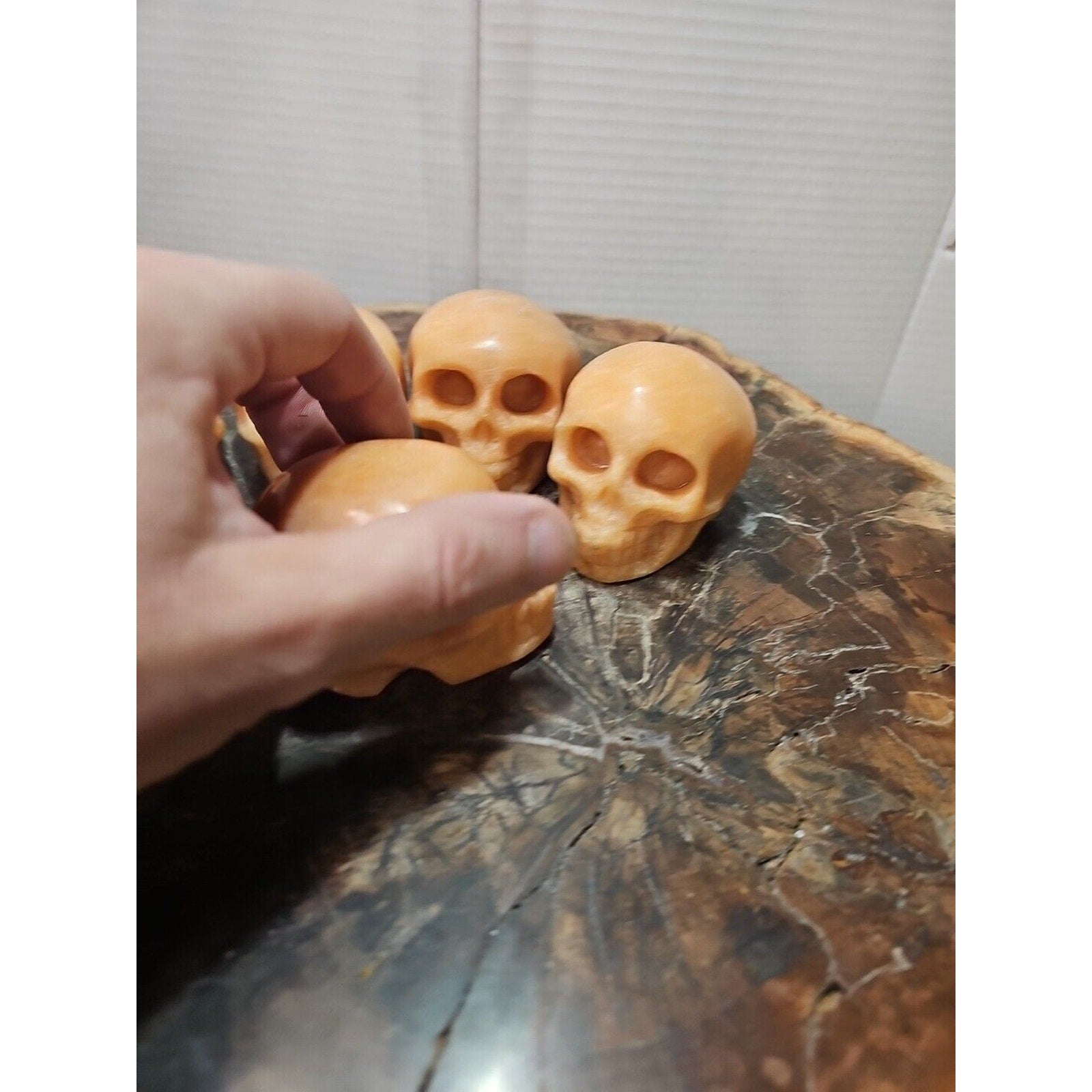 Natural Sunstone Quartz Crystal Skull Carving — Brazil | CrystalCloud Company by CrystalCloud Company