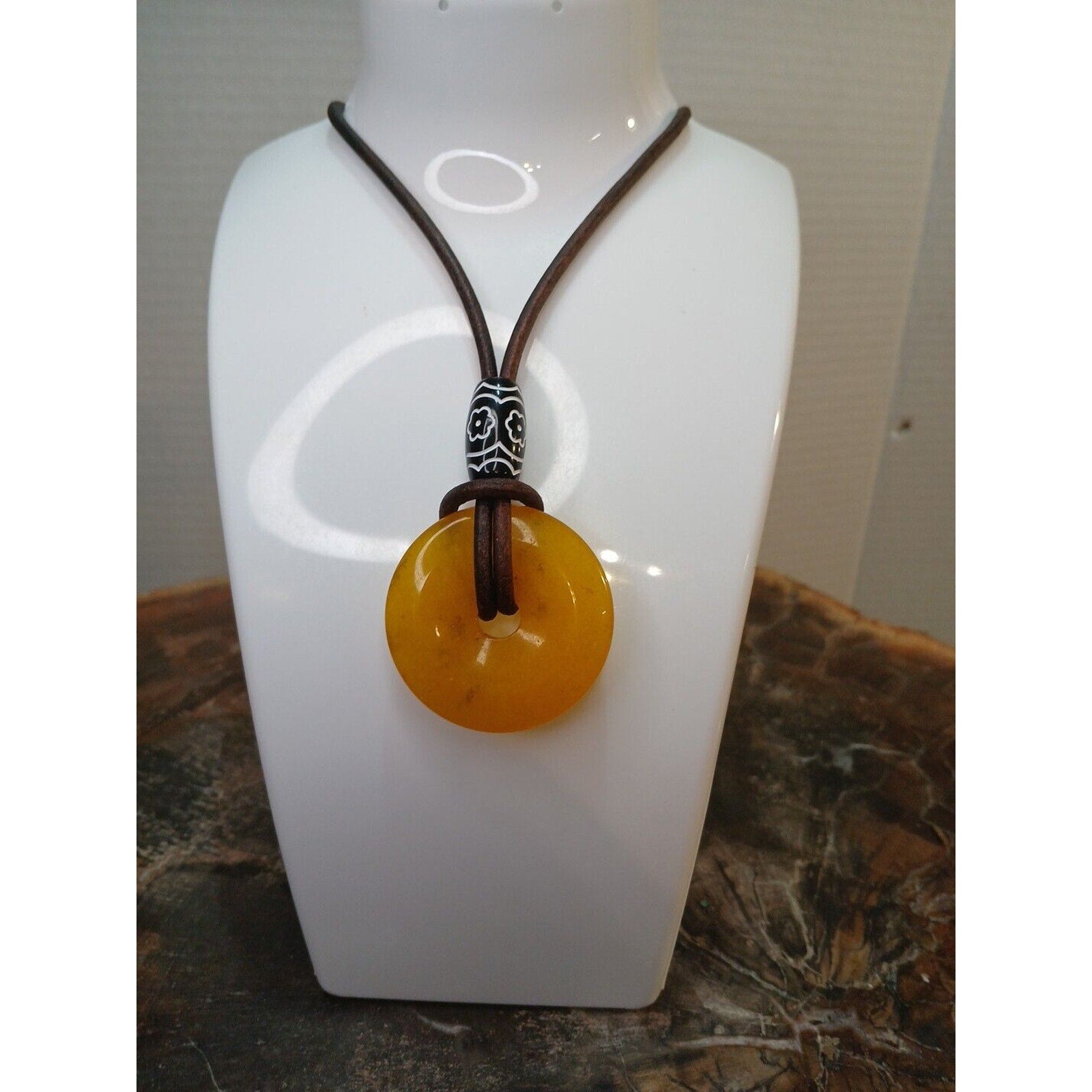 Agate Jasper Necklace by CrystalCloudCompany