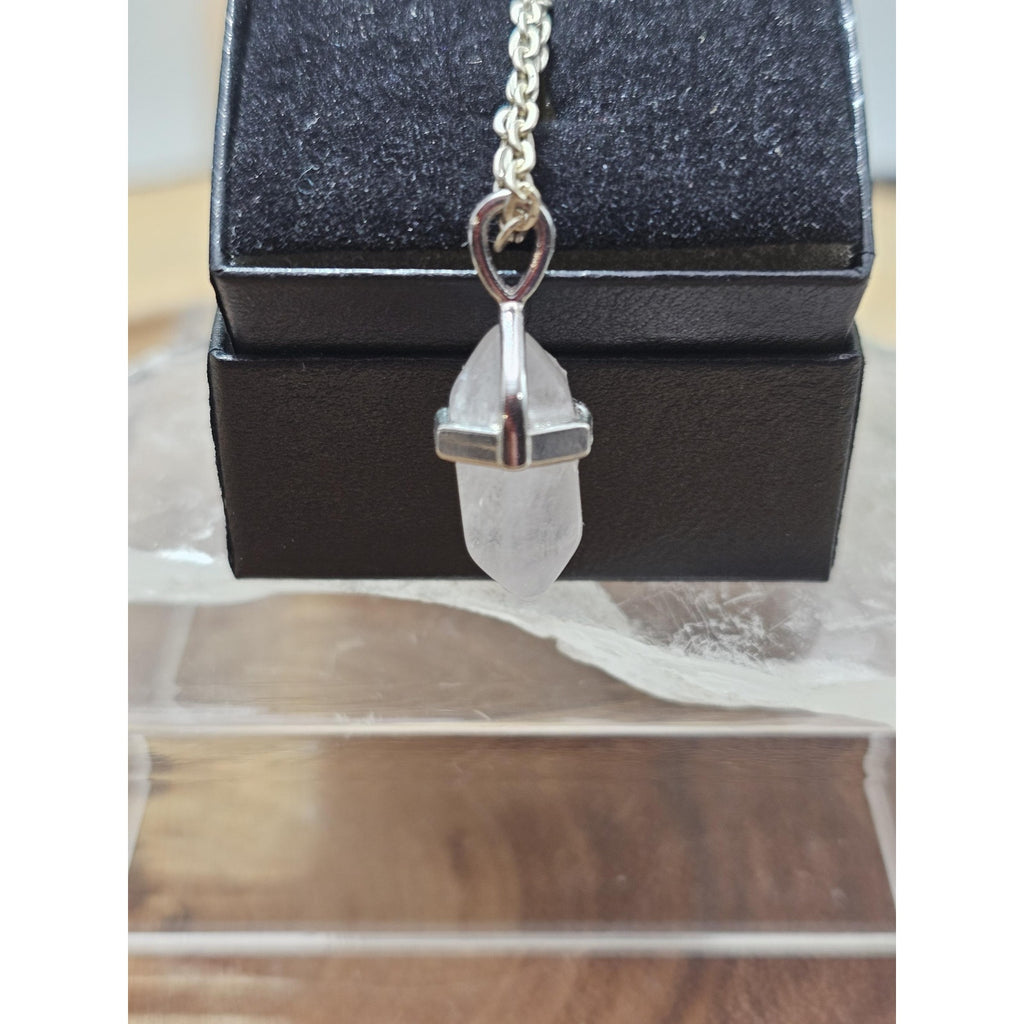 Quartz Crystal double points small and dainty little gems for a elegant look at me by CrystalCloud Company
