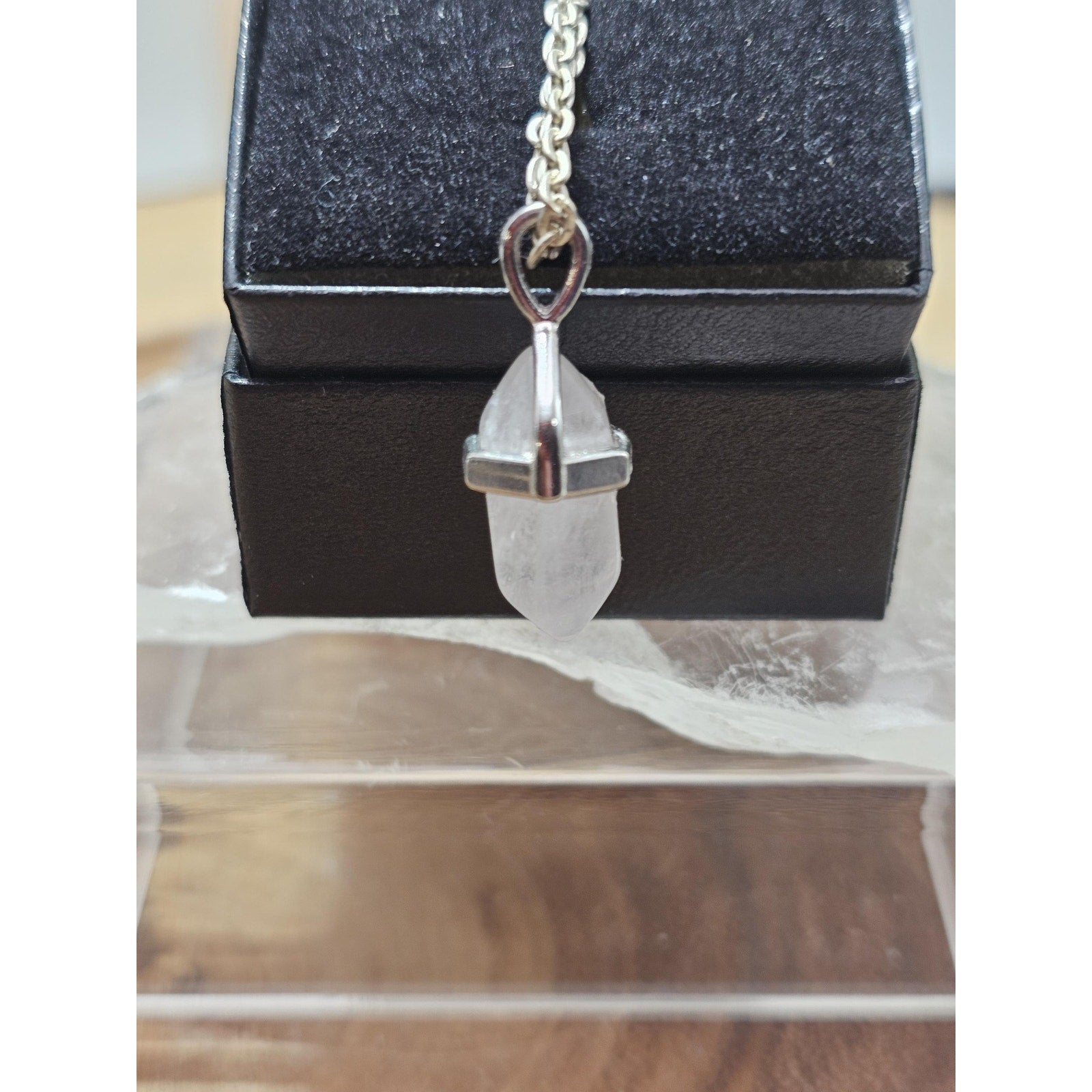 Quartz Crystal double points small and dainty little gems for a elegant look at me by CrystalCloud Company