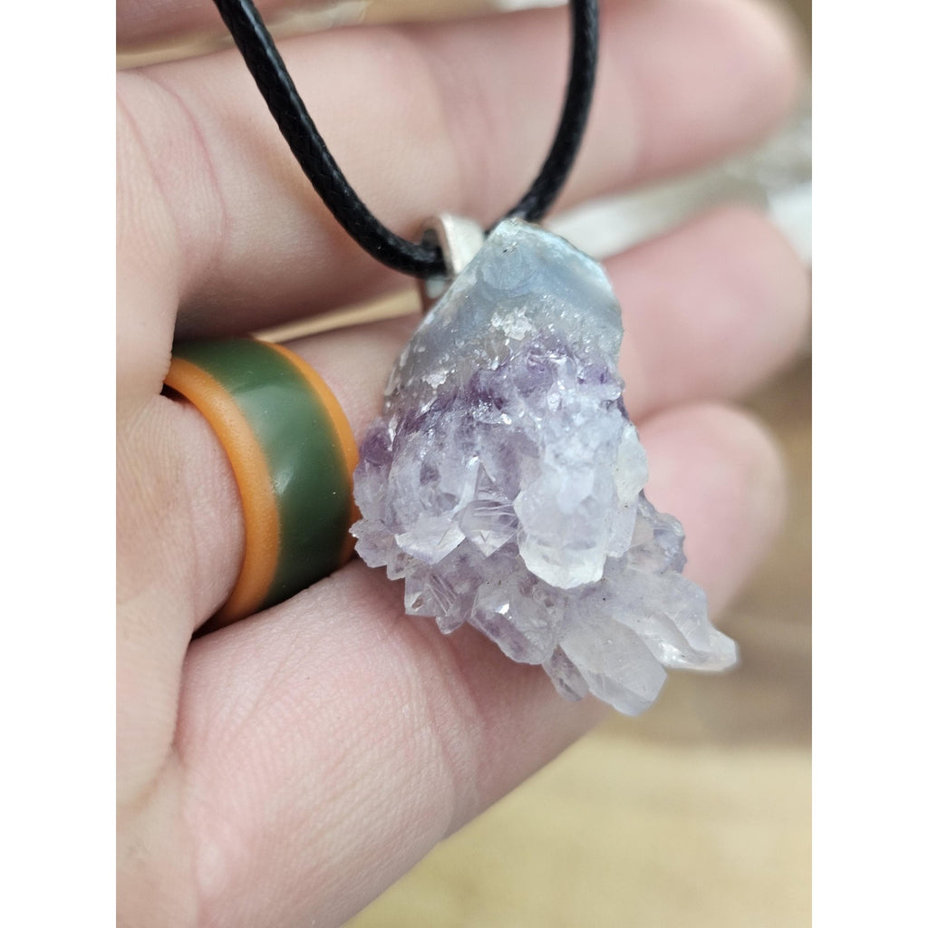 Amethyst Crystal Necklace by CrystalCloud Company