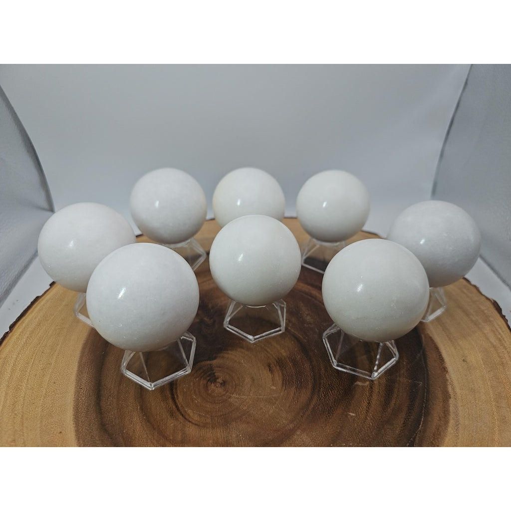 Quartz Crystal Sphere 50mm 1 Each by CrystalCloud Company