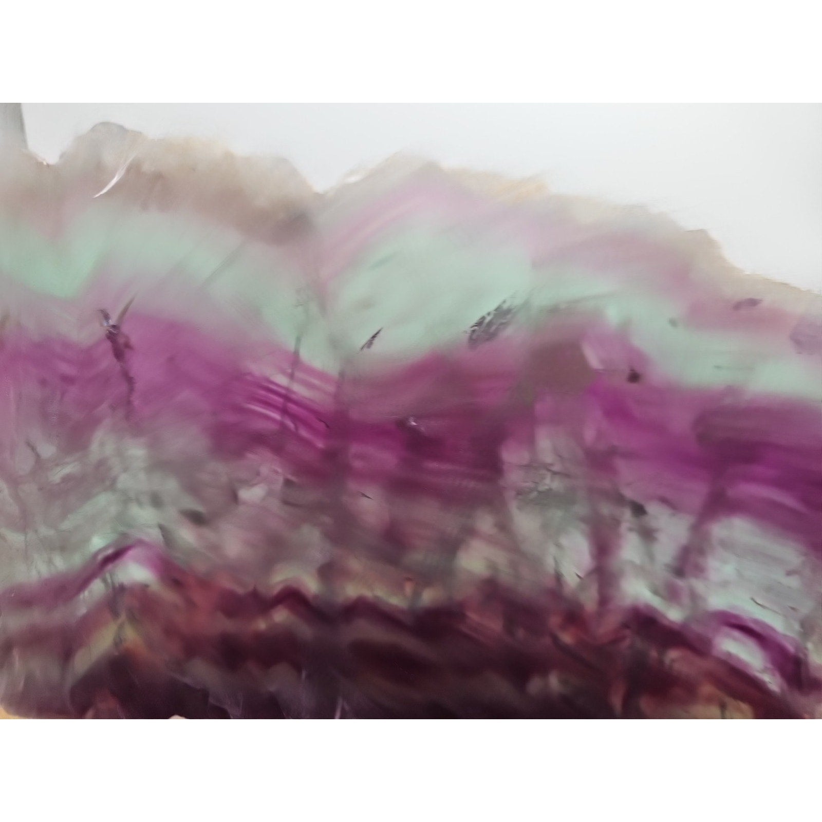 5.7LB Natural Fluorite Quartz Crystal Sheet - Vitreous Mineral Specimen | CrystalCloud Company by CrystalCloud Company