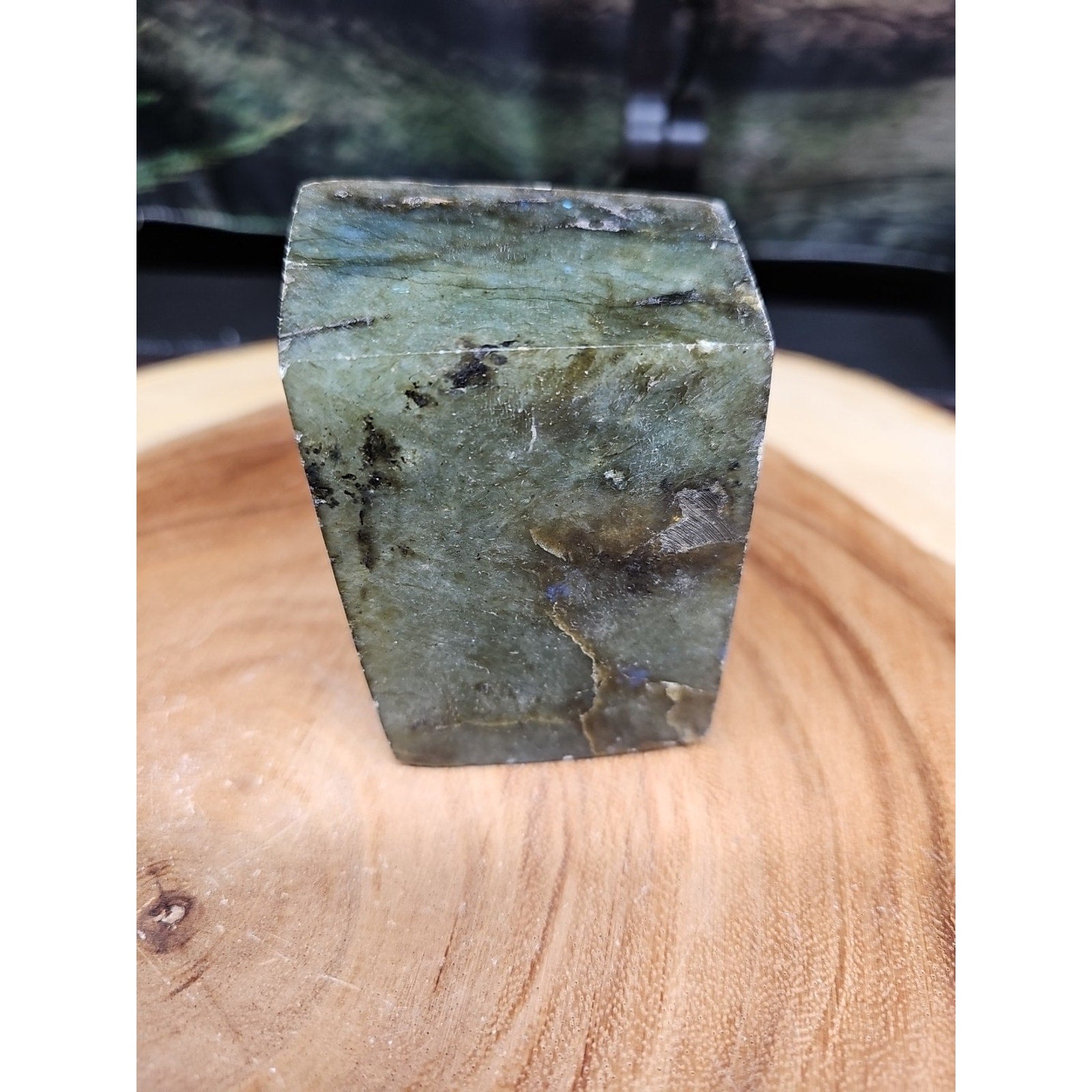 1.11LB 1Pcs Natural Rainbow Labradorite Crystal Spectrolite Stone by CrystalCloud Company