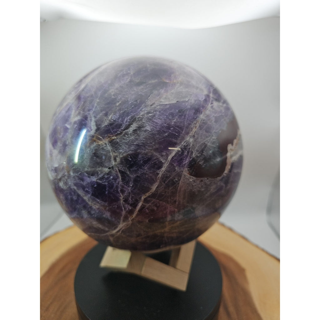 11.78lbs Natural Dream Amethyst Quartz Crystal Sphere Ball by CrystalCloud Company