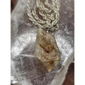 Raw Citrine pendant necklace Copper Wire by CrystalCloud Company