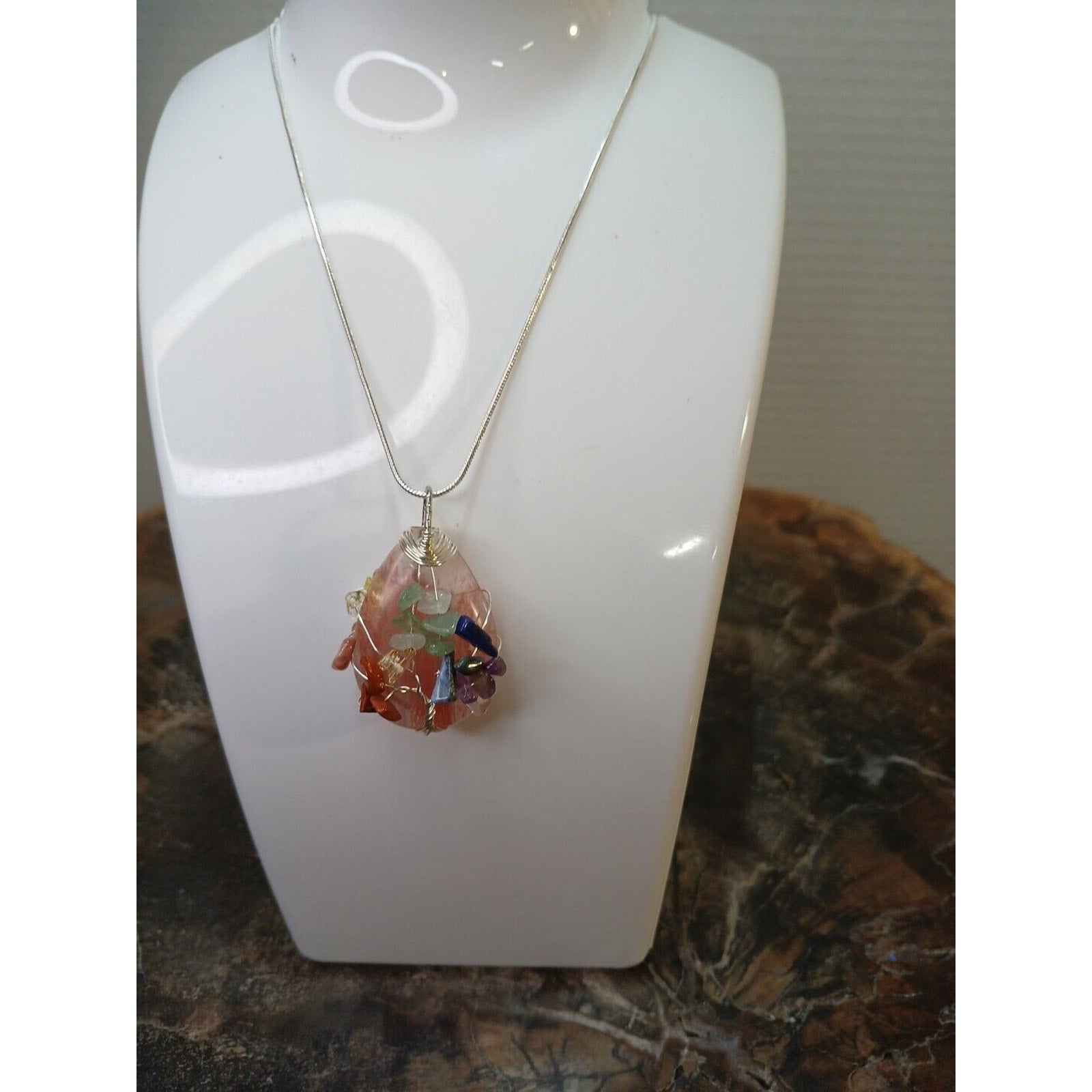 Natural Crystal Necklace by CrystalCloud Company