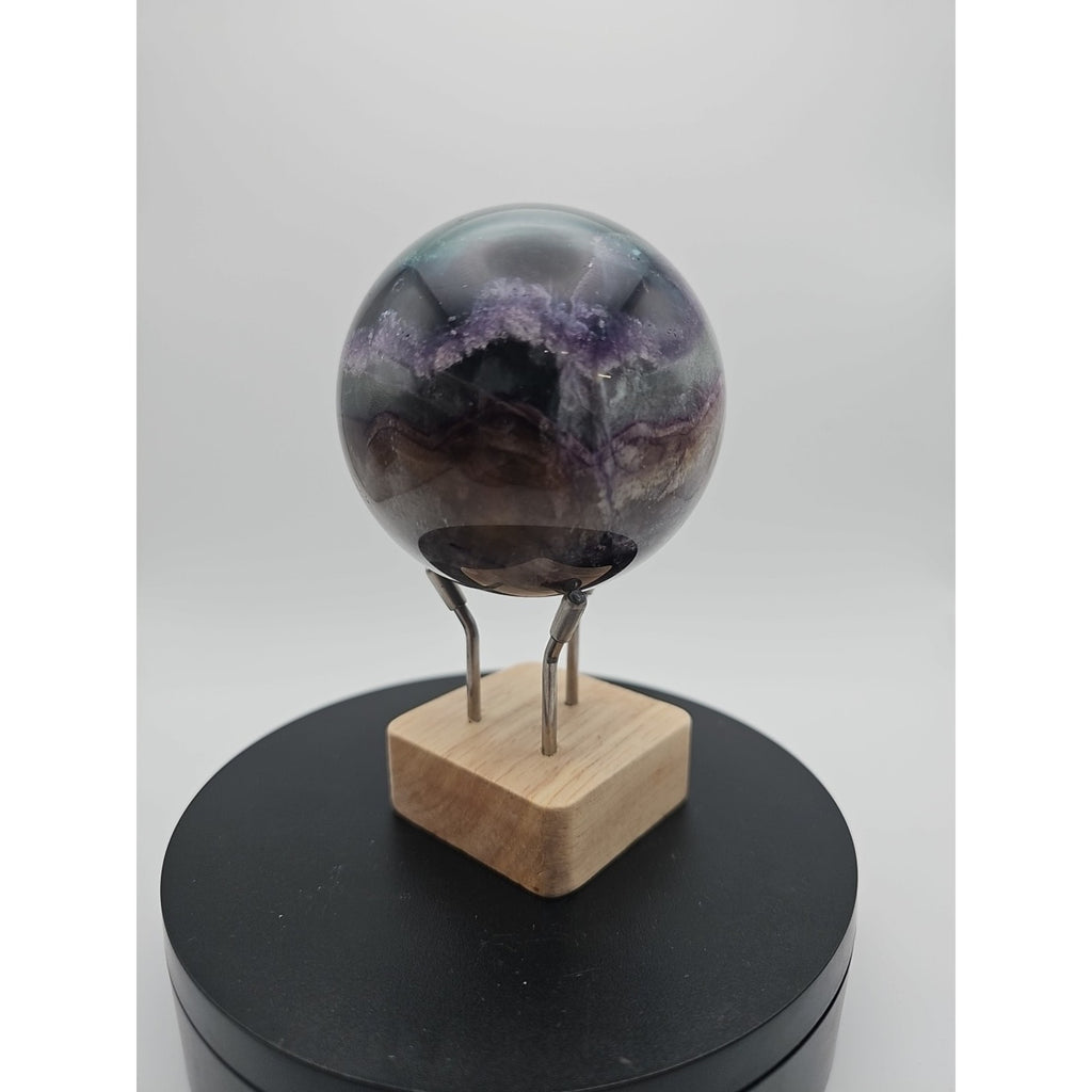 1.5LB Natural Colorful Fluorite Ball Quartz Crystal Energy Sphere crystal by CrystalCloud Company