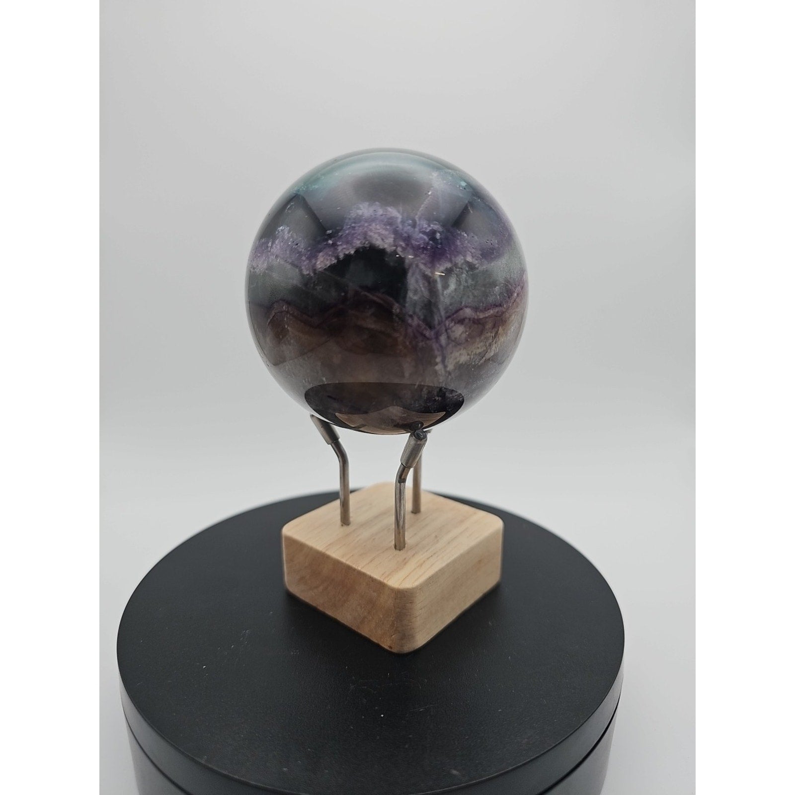 1.5LB Natural Colorful Fluorite Ball Quartz Crystal Energy Sphere crystal by CrystalCloud Company