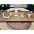 Jewelry Rose Quartz Set by CrystalCloud Company
