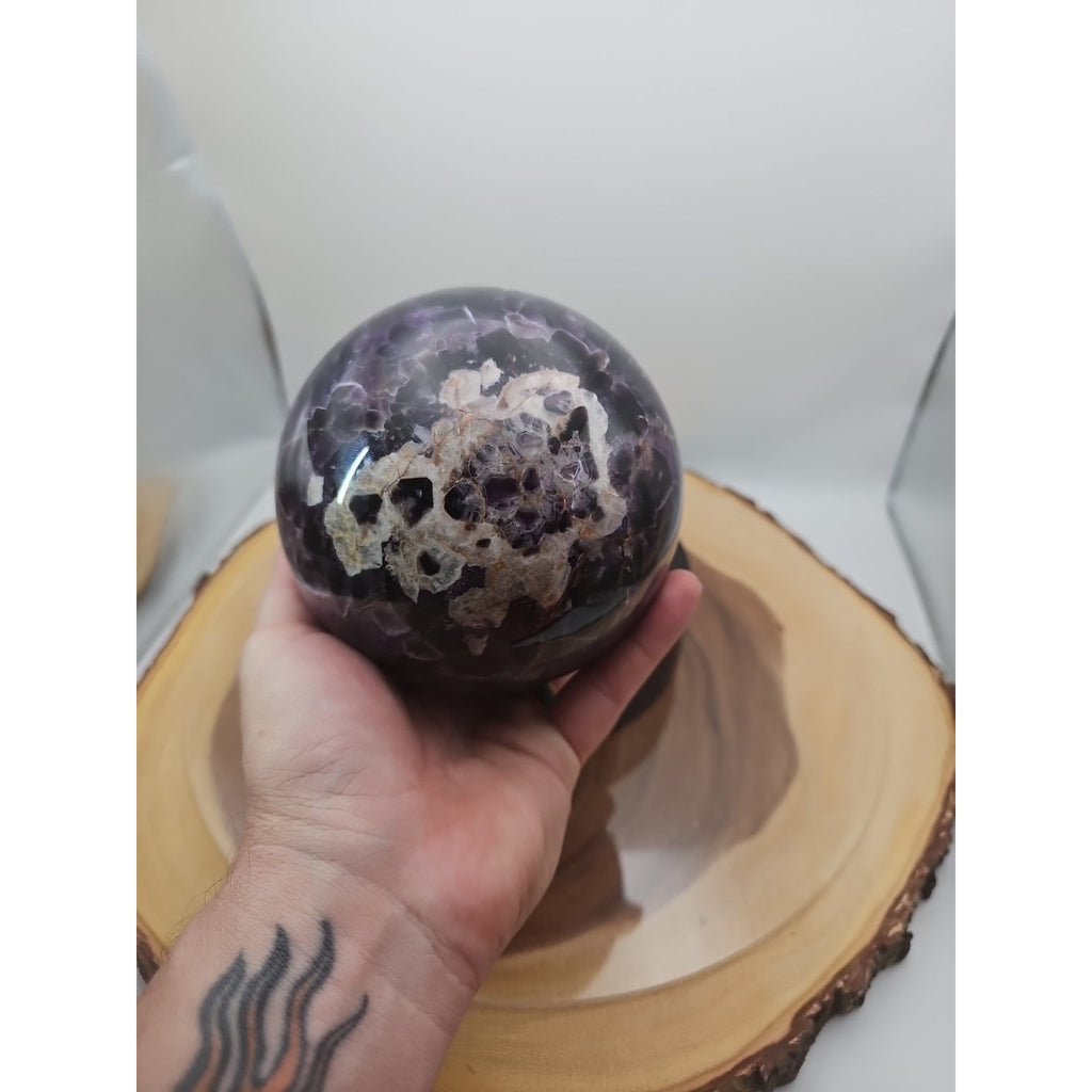 5.6LB Natural Dream Amethyst Sphere Quartz Crystal Ball by CrystalCloud Company