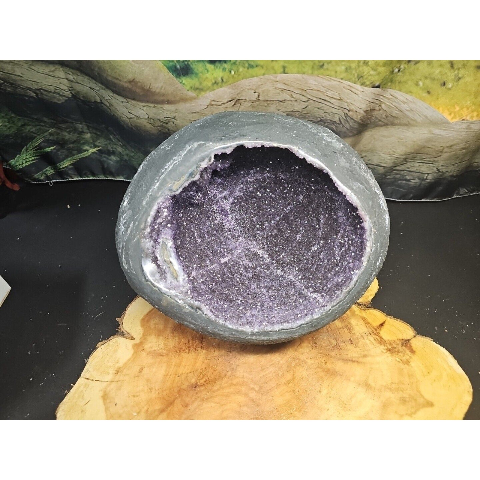 16.8LB TOPNatural Raw raw ore amethyst Quartz Crystal Money Bag Geode Reiki Gem by CrystalCloud Company