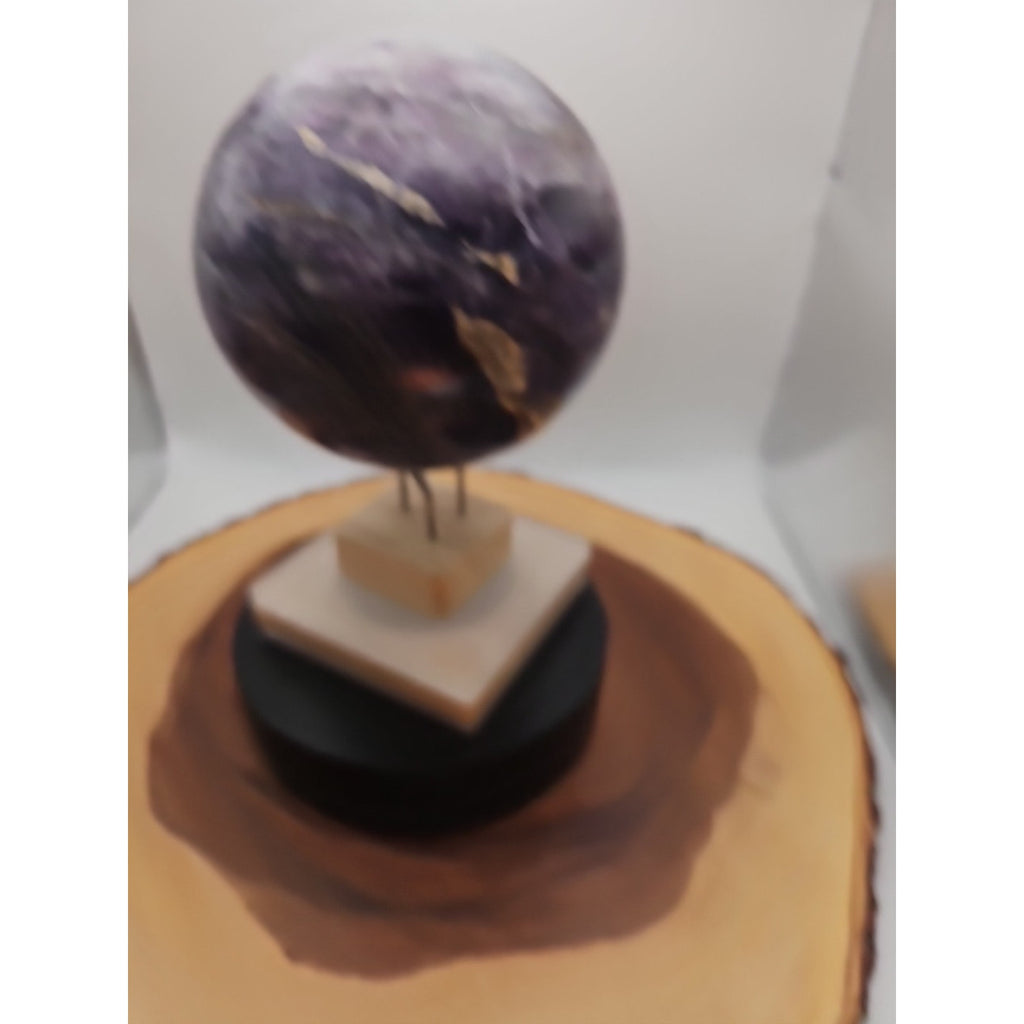 Large Rainbow Fluorite Quartz Crystal Sphere — 6.4 inches, Polished | CrystalCloud Company by CrystalCloud Company