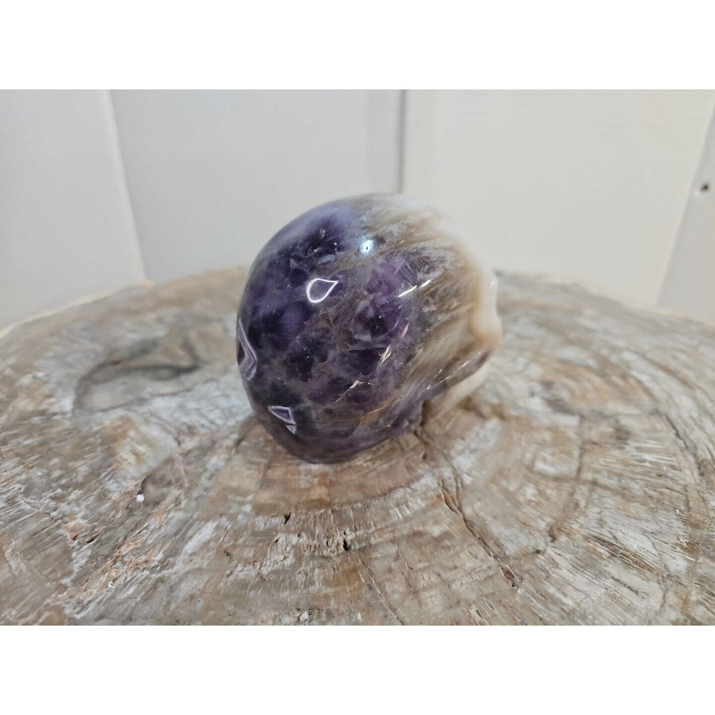 2.2 lb Natural Amethyst Hand-Carved Crystal Skull — Spiritual Collector Piece | CrystalCloud Company by CrystalCloud Company